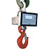 Crane scales calibratable, digital LCD-display 25mm, weight range up to 3000 kg, 8m distance remote control