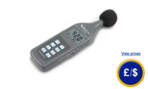 Multifunction - LEQ - sound level meter with internal data logger / RS-232 interface cable, and optional software / noise measurement for industry, trade, service, and private households / track-and-peak function